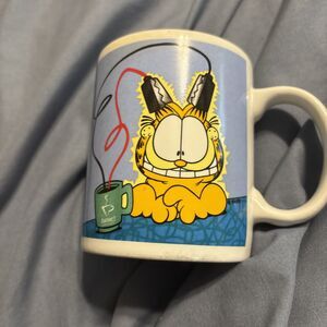 Vintage Rare Garfield Cat Barnie's Coffee Tea Company Mug Cup Ceramic